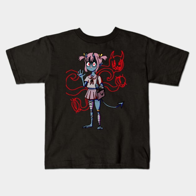 Yandere Taomi Kids T-Shirt by kuraimochi